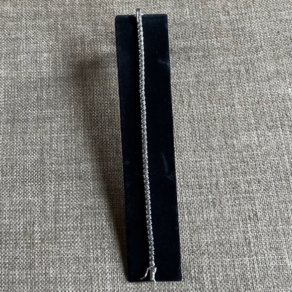 CZ by Kenneth Lane 3mm Round Cubic Zirconia Bracelet 12 cttw Tennis Bracelet - Picture 3 of 13